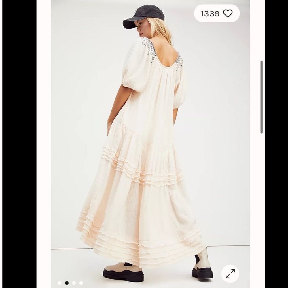 NEW FREE PEOPLE SUNDAY STROLL MAXI DRESS - Picture 3 of 6